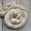 SOCK WEIGHT  - Alma Park Exclusive- Sock Yarn with BFL 400 yds - White - Sock Alpaca/BFL/Nylon
