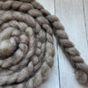 Coopworth Wool Roving   - 4 oz - grey