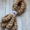 FARM ROVING - Baby Alpaca / Merino / Silk - Roving  (Baby Grade Alpaca) from ROMEO - Fawn