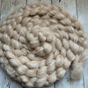 FARM ROVING - Alpaca / Merino / Silk - Roving from STELLA - Light Fawn