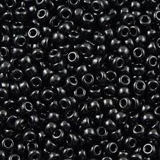 Miyuki 8/0 Beads Opaque Black