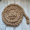 FARM ROVING - Baby Alpaca / Merino / Silk - Roving  (Baby Grade Alpaca) from ROMEO - Fawn
