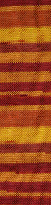 CASCADE Heritage Prints Sock Yarn Self Striping - 68 - Flames Stripe