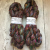 Sari Silk Waste Roving - MUTED BLEND - 2 oz