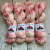 SOCK WEIGHT - RUBY Speckle -  Speckle Dyed - 463 yds 3.5 oz or 20 gr minis RTS (923)
