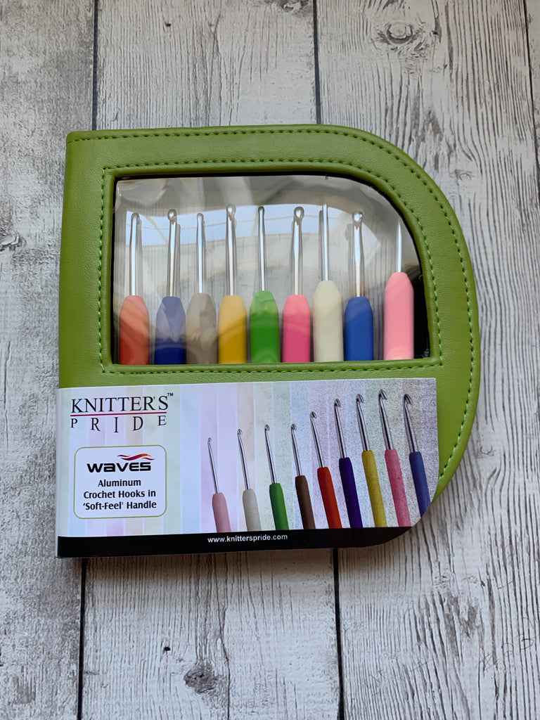 Knitters Pride WAVES Soft Grip Crochet Hook Set at