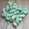SOCK WEIGHT - AQUAMARINE Speckle -  Speckle Dyed - 463 yds 3.5 oz or 20 gr minis RTS (806)