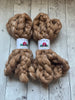 FARM ROVING - Baby Alpaca / Merino / Silk - Roving from ESTHER - Light Fawn