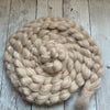 FARM ROVING - Alpaca / Merino / Silk - Roving from STELLA - Light Fawn
